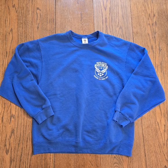 Air Force Other - Vintage United States Air Force Crewneck Sweatshirt Jerzees Blue Graphic USA
